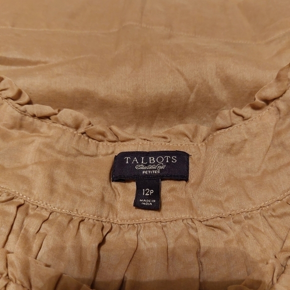 TALBOTS Ladies Sleeveless Tank- size 12P - Picture 3 of 4